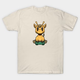 Cute Giraffe Playing Game T-Shirt